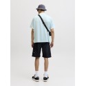 JACK & JONES Eterna football kortærmet polo - Omphalodes