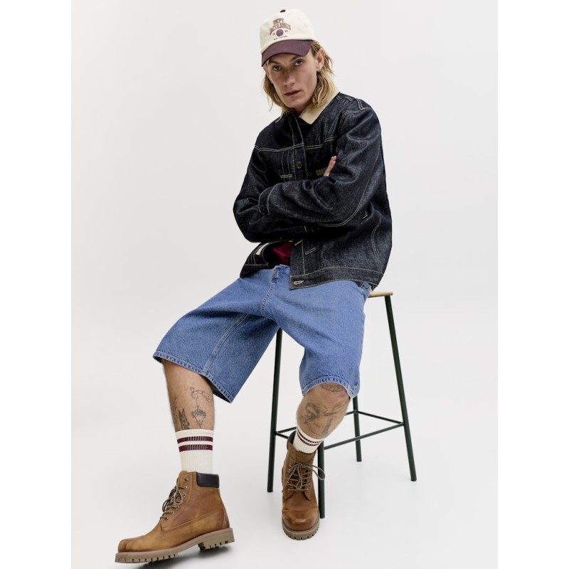 JACK & JONES Ron x-baggy shorts - Blue Denim