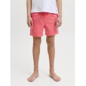 JACK & JONES JUNIOR Maui splash magic badeshorts - Hot coral