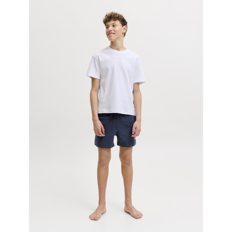 JACK & JONES JUNIOR Maui splash magic badeshorts - Navy Blazer
