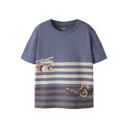 NAME IT MINI Jalo kortærmet t-shirt - Vintage Indigo