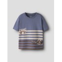 NAME IT MINI Jalo kortærmet t-shirt - Vintage Indigo