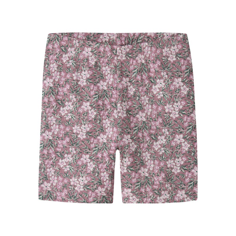NAME IT MINI Vayo korte leggings - Mesa Rose Rose Flowers
