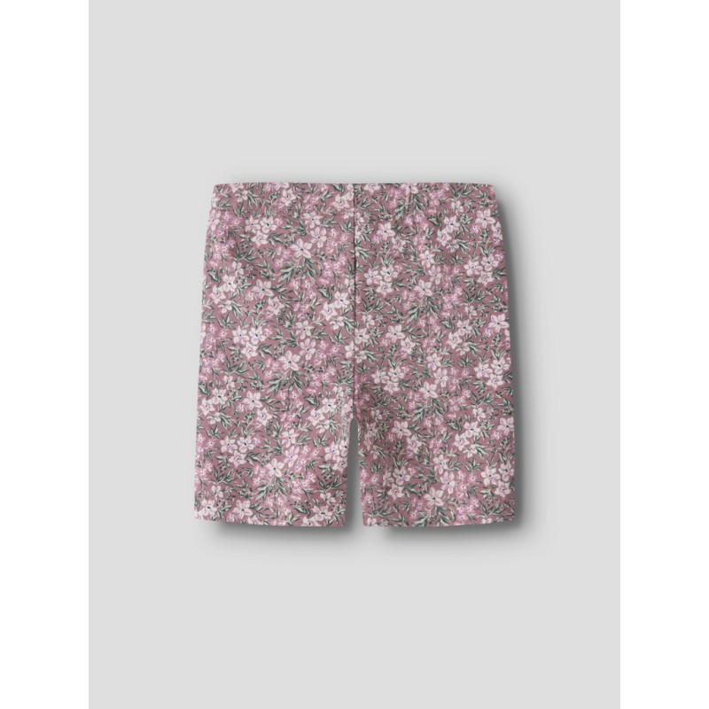 NAME IT MINI Vayo korte leggings - Mesa Rose Rose Flowers