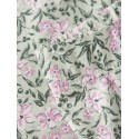 NAME IT MINI Vayo korte leggings - Pale Aqua Pink Flowers