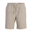 JACK & JONES PLUS Jaiden waffle resort shorts - Vintage Khaki