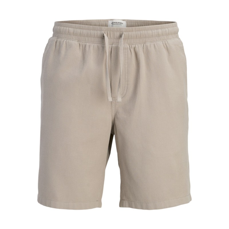 JACK & JONES PLUS Jaiden waffle resort shorts - Vintage Khaki
