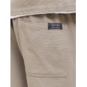 JACK & JONES PLUS Jaiden waffle resort shorts - Vintage Khaki
