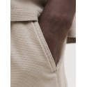 JACK & JONES PLUS Jaiden waffle resort shorts - Vintage Khaki