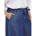 ONLY CARMAKOMA Bea palazzo wide bukser - Medium Blue Denim