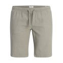 JACK & JONES PLUS Jaiden waffle resort shorts - Vetiver