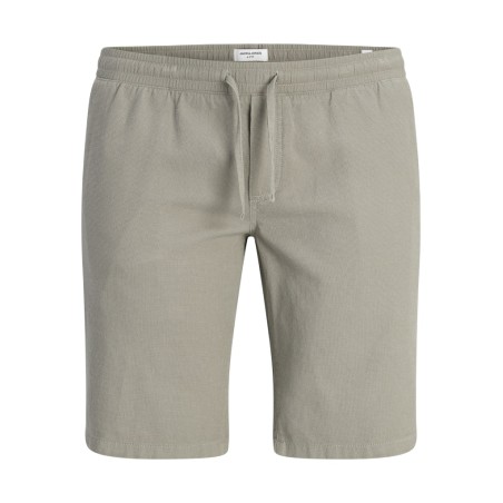 JACK & JONES PLUS Jaiden waffle resort shorts - Vetiver