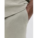 JACK & JONES PLUS Jaiden waffle resort shorts - Vetiver