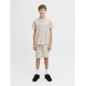 JACK & JONES JUNIOR Jaiden waffle resort shorts - Moonbeam