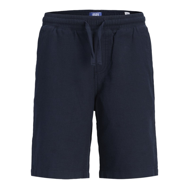JACK & JONES JUNIOR Jaiden waffle resort shorts - Navy Blazer