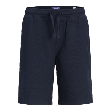 JACK & JONES JUNIOR Jaiden waffle resort shorts - Navy Blazer