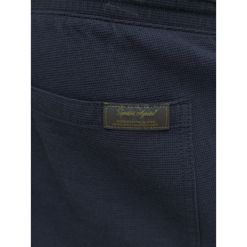 JACK & JONES JUNIOR Jaiden waffle resort shorts - Navy Blazer
