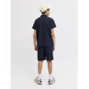 JACK & JONES JUNIOR Jaiden waffle resort shorts - Navy Blazer