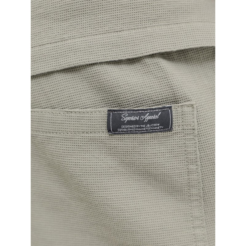 JACK & JONES JUNIOR Jaiden waffle resort shorts - Vetiver