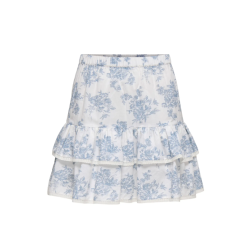 JDY Alberte mw layer nederdel - Cloud Dancer