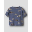 NAME IT MINI Janol kortærmet t-shirt - Vintage Indigo