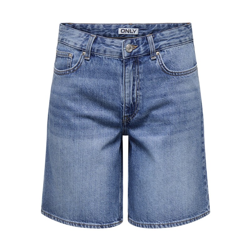 ONLY Lumi mom denim shorts - Medium Blue Denim