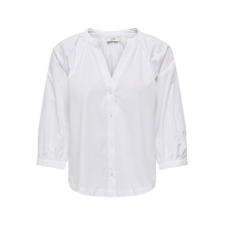 JDY Nelly trekvartærmet bluse - White