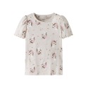 NAME IT Mini Jalisa kortærmet top - Peyote Melange