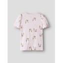 NAME IT Mini Jalisa kortærmet top - Cradle Pink