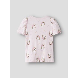 NAME IT Mini Jalisa kortærmet top - Cradle Pink