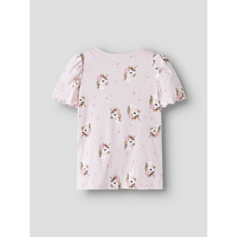 NAME IT Mini Jalisa kortærmet top - Cradle Pink