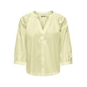 JDY Nelly trekvartærmet bluse - Double Cream