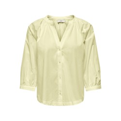 JDY Nelly trekvartærmet bluse - Double Cream