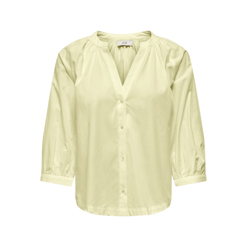 JDY Nelly trekvartærmet bluse - Double Cream