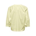 JDY Nelly trekvartærmet bluse - Double Cream