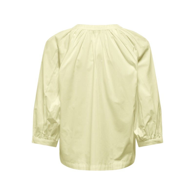 JDY Nelly trekvartærmet bluse - Double Cream