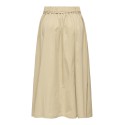ONLY Anny long belt nederdel - Pale Khaki