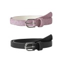 NAME IT Kids Rafi 2-pak bælte - Pirouette / Sort