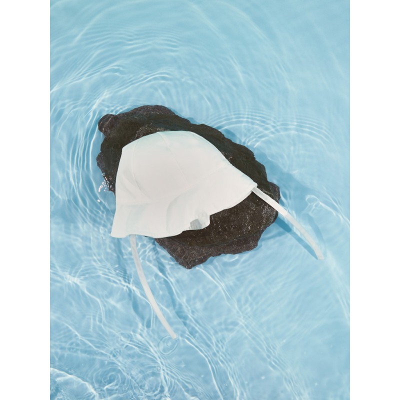 NAME IT Baby Zilu UV Hat M/ Øreklapper - Cloud Dancer