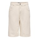 ONLY Mate-silla baggy long shorts - Whitecap Gray