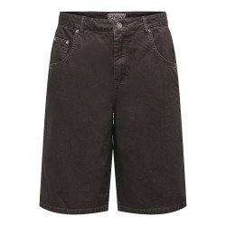 ONLY Mate-silla baggy long shorts - Coffee Bean