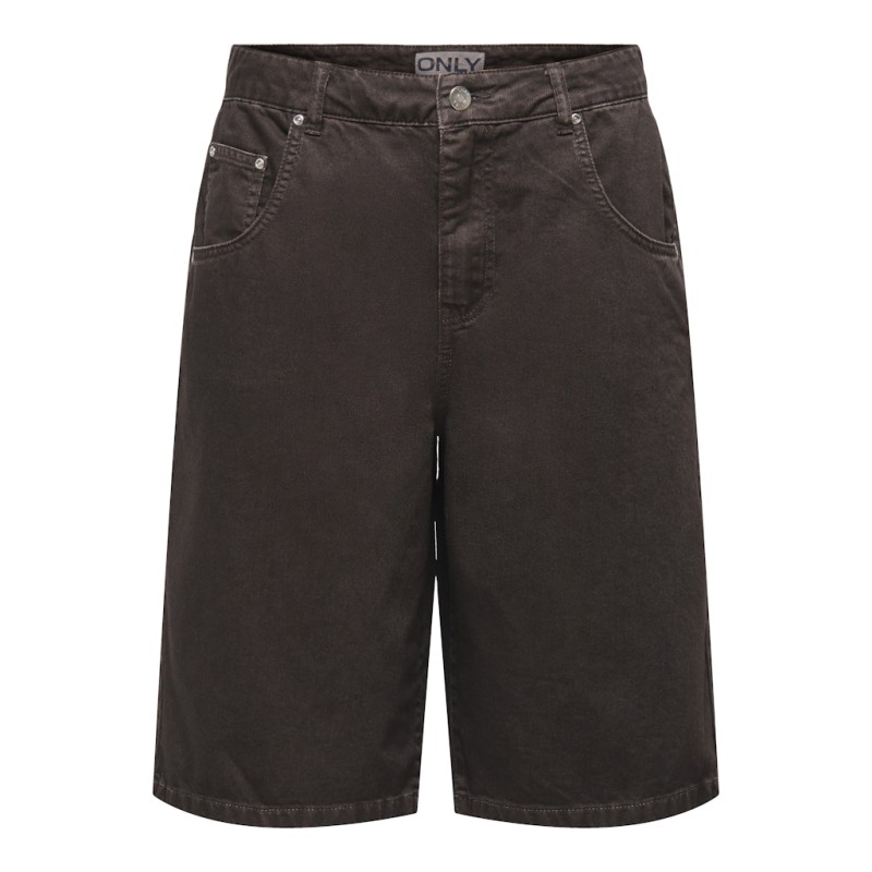 ONLY Mate-silla baggy long shorts - Coffee Bean