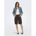 ONLY Mate-silla baggy long shorts - Coffee Bean