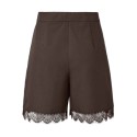 PIECES Maise bosella blonde shorts - Hot Fudge