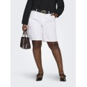 ONLY CARMAKOMA Davina-soft bermuda shorts - Bright White