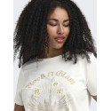 ONLY CARMAKOMA Novia kortærmet t-shirt - Cloud Dancer