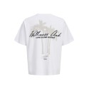 JACK & JONES PLUS Terna kortærmet script t-shirt - Bright White