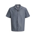 JACK & JONES Montauk kortærmet hæklet skjorte - Odyssey Gray