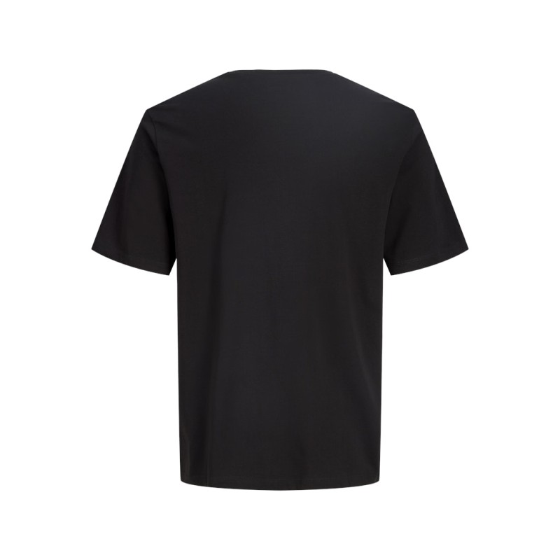 JACK & JONES PLUS Gradient kortærmet print t-shirt - Black