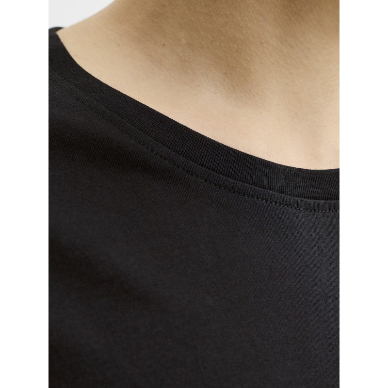 JACK & JONES PLUS Gradient kortærmet print t-shirt - Black